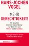 Hans-Jochen Vogel: Mehr Gerechtigkeit!, Buch