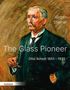 Text: "The glass pioneer", "Otto Schott 1851–1935", "Jürgen Steiner", "Herder". Illustration eines älteren Mannes im Anzug., Buch