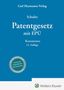Patentgesetz mit Europäischem Patentübereinkommen, Buch
