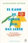 "ES KANN SO SCHÖN SEIN, DAS LEBEN". Illustration einer Zitrone und Blätter. Autor: Alexander Oetker., Buch
