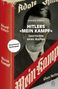 Aktualisierte Neuausgabe von "Hitlers Mein Kampf". Geschichte eines Buches von Antoine Vitkine. Cover zeigt Buch mit Foto., Buch