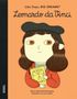 „Little People, BIG DREAMS®: Leonardo da Vinci“, Illustration eines Kindes mit schwarzer Mütze, hält eine Zeichnung., Buch