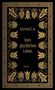 "Seneca, Vom glücklichen Leben, Insel" in goldener Schrift, umrahmt von einem dekorativen griechischen Muster., Buch