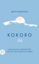 BETH KEMPTON, KOKORO, Japanische Weisheiten. Illustration: Berge im Schnee mit aufgehender Sonne auf blauem Hintergrund., Buch
