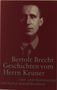 Bertolt Brecht: Geschichten vom Herrn Keuner, Buch