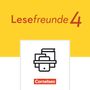 Lesefreunde 4. Schuljahr. Lesekarte - Östliche Bundesländer und Berlin - Im Paket, Buch