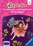 "Leserabe: Die besten Feen- und Elfengeschichten für Erstleser. Illustration mit zwei fliegenden Elfenkindern.", Buch