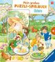 Mila Rulff: Mein großes Puzzle-Spielbuch: Ostern - Puzzlebuch ab 2 Jahren, mit 10 Puzzleteilen, Geschenk fürs Osternest, Buch