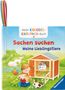 Mein Knuddel-Knautsch-Buch: Sachen suchen. Lieblingstiere; weiches Stoffbuch, waschbares Badebuch, Babyspielzeug ab 6 Monate, Buch