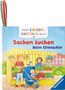 Mein Knuddel-Knautsch-Buch: Sachen suchen. Einkaufen; weiches Stoffbuch, waschbares Badebuch, Babyspielzeug ab 6 Monate, Buch