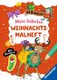 Mein liebstes Weihnachtsmalheft mit Stickern ab 5, Buch