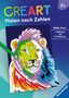 Ravensburger CreArt Malen nach Zahlen ab 7: Wilde Tiere, Malbuch, 24 Motive, Buch