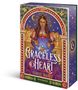 "Graceless Heart", Isabel Ibanez. Ravensburger. Illustration: Eine Frau in mittelalterlichem Kleid mit leuchtendem Herz., Buch