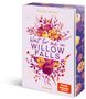 „Wait for me in Willow Falls“ von Greta Milán; farbenfrohe Blumenillustration, „SPIEGEL Bestseller-Autorin“.