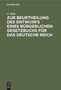 O. Bähr: Zur Beurtheilung des Entwurfs eines bürgerlichen Gesetzbuchs für das Deutsche Reich, Buch