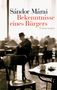 Sándor Márai: Bekenntnisse eines Bürgers, Buch, Buch