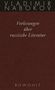 Vladimir Nabokov: Gesammelte Werke. Band 17: Vorlesungen über russische Literatur, Buch