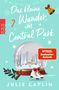 "Das kleine Wunder im Central Park", "Julie Caplin", winterliche Schneekugel, Schlittschuhe, Glocke, Stechpalme, hellblau., Buch
