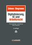 "Digitalisierung, KI und Arbeitsrecht" auf grauem Hintergrund. Autoren: Grimm, Singraven. 2. Auflage, Logo von otto schmidt., Buch