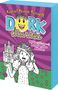 Text: "Rachel Renée Russell, DORK Diaries, Nikkis (nicht ganz so) bezauberndes Märchen." Illustration eines Mädchens mit Krone vor einem Schloss., Buch