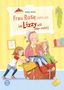 „Katja Alves: Frau Rose zieht ein (ob Lizzy will oder nicht)“. Illustration: Ältere Frau mit Kindern und Koffer., Buch