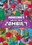 "Minecraft: Wo ist der Zombie? und andere Mobs" steht auf einem bunten, blockartigen Illustrationscover. Unten ein Zombie-Icon., Buch