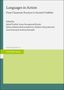 "Languages in Action: From Classroom Practices to Societal Visibility. Franz Steiner Verlag. Cover mit grünem Rand.", Buch