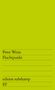Peter Weiss: Fluchtpunkt, Buch
