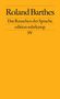 Roland Barthes: Das Rauschen der Sprache, Buch