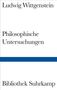 Ludwig Wittgenstein: Philosophische Untersuchungen, Buch