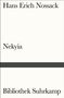 Hans Erich Nossack: Nekyia, Buch, Buch