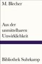 M. Blecher: Aus der unmittelbaren Unwirklichkeit, Buch