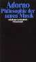 Theodor W. Adorno: Philosophie der neuen Musik, Buch