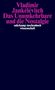 Vladimir Jankélévitch: Das Unumkehrbare und die Nostalgie, Buch