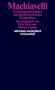 "Machiavelli" in großen Buchstaben, mit Untertitel über Politiktheorie, herausgegeben von Dirk Jörke und Marcus Llanque., Buch