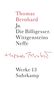 Thomas Bernhard: Werke 13. Erzählungen 3, Buch, Buch