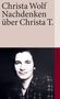 Christa Wolf: Nachdenken über Christa T, Buch, Buch