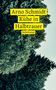„Arno Schmidt. Kühe in Halbschauer. Suhrkamp“. Ein Baum erstreckt sich leicht schräg in Nahaufnahme., Buch