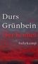 Durs Grünbein: Der Komet, Buch