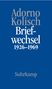 Theodor W. Adorno: Briefe und Briefwechsel, Buch