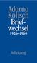 Theodor W. Adorno (1903-1969): Briefe und Briefwechsel, Buch