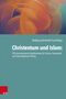 Titel: „Christentum und Islam“. Autoren: Wolfgang Reinbold, Esnaf Begić. Dynamische, abstrakte, orange Muster., Buch