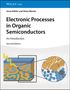 „Electronic Processes in Organic Semiconductors, An Introduction, Second Edition“ von Anna Köhler und Heinz Bässler. Unten bunte Illustration elektronischer Prozesse.