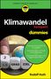 „Klimawandel kompakt für dummies“. Grüner Kreis mit Text: „Naturwissenschaftliche Grundlagen...“. Würfel und kleine Erde., Buch