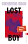 "LOST BOY" von Hubertus Koch. "SPIEGEL Bestseller". Rotes und blaues Porträt eines nachdenklichen Mannes. Ullstein-Logo., Buch