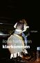 "Ilona Hartmann klarkommen roman" steht auf dem Bild. Eine Frau reitet auf einem mechanischen Bullen. Links unten ist ein Logo., Buch