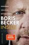 Texte: Gewinnen, Verlieren, Neu Beginnen, Boris Becker Inside, SPIEGEL Bestseller. Nahaufnahme eines Gesichts., Buch