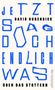 "JETZT SAG DOCH ENDLICH WAS", darunter "ÜBER DAS STOTTERN", Autor: David Hugendick. Blaue, unregelmäßige Schrift.