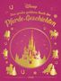 "Disney: Das große goldene Buch der Pferde-Geschichten." Goldenes Schloss, Pferde und Reiter auf rosa Hintergrund., Buch