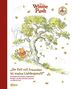„Die Zeit mit Freunden ist meine Lieblingszeit!“ Illustration von Winnie Puuh und Ferkel unter einem Baum., Buch